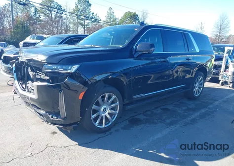 2021 Cadillac Escalade Esv 4Wd Premium Luxury Platinum из США, поврежденный, VIN 1GYS4MKLXMR409839